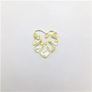 yellow Новое поступление! 30x26 мм 100 шт./лот прозрачные акриловые перьевые подвески для сережек/сережек аксессуары/детали для серег DIY - Цвет: yellow