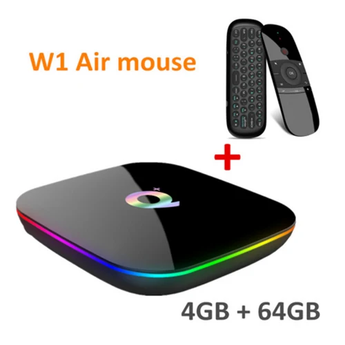 4G 64G an W1 Q Plus Смарт ТВ приставка Android 9,0 ТВ приставка 4 Гб ОЗУ 32 Гб 64 Гб ПЗУ 6K H.265 USB3.0 Netflix Allwinner H6 PK T95Q s905x2 приставка - Цвет: 4G 64G an W1