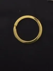 gold 20 шт. 28 мм круглый брелок разделенное кольцо хорошее/пистолет черный/розовое золото Брелоки для ключей DIY Изготовление Sleutelhanger Diy аксессуары - Цвет: gold