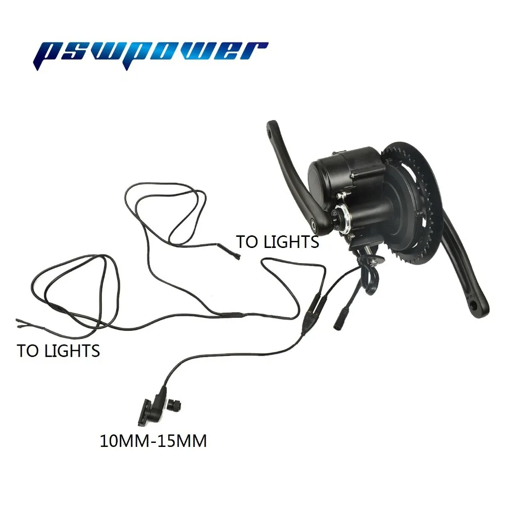 tongsheng tsdz2 ebike kit 48V 500W or 750W 42T VLCD5 TSDZ2 mid motor with torque sensor throttle e-brake lever | Спорт и развлечения