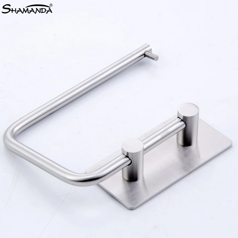 Нержавеющий самоклеящийся держатель для туалетной бумаги нержавеющая сталь 3 м