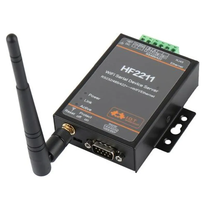 Wifi модуль 2211/2221 промышленный Modbus Серийный RS232 RS485 RS422 к WiFi Ethernet конвертер