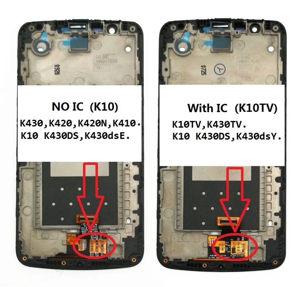 ЖК-дисплей 5 3 дюйма для LG K10 LTE K420N K430 K430DS K410/ TV дисплей с рамкой | Мобильные телефоны