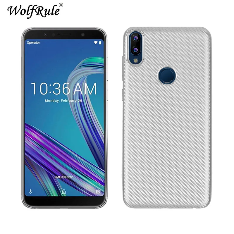 Чехол ASUS Zenfone Max Pro M1 ZB601KL Роскошный чехол с полной защитой мягкий черный из ТПУ для