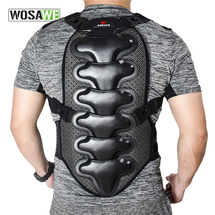 Двойные защитные накладки для мотоцикла/велосипеда Защита спины мужчин и женщин