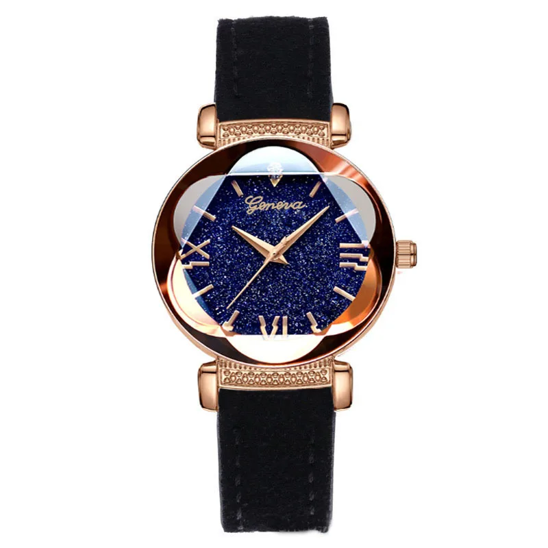 Relogio Feminino 2019 Geneva известный бренд часы Женские Простые аналоговые кварцевые