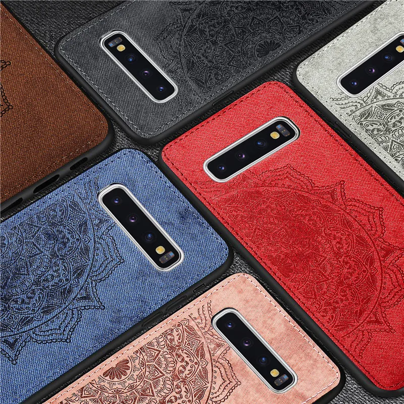 Чехол Muchi для Samsung Galaxy S10 Plus тканевый Мягкий силиконовый чехол SAMSUNG GALAXY S9 PLUS M10 M20 |