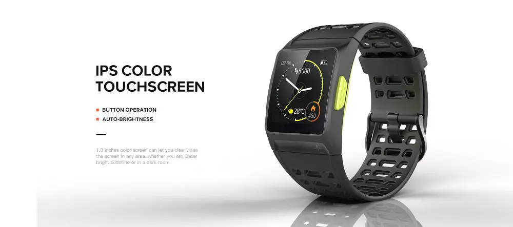 IWOWNfit iwown P1 умные часы для мужчин, пульсометр, gps, IP68, Водонепроницаемая спортивная одежда, Смарт-часы, ремешок для длительного ожидания, мужские Смарт-часы