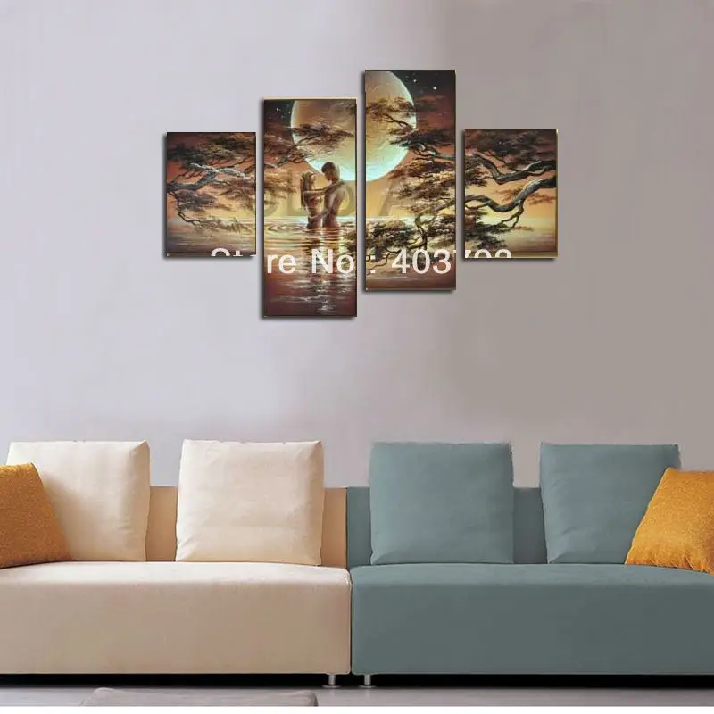 Современный абстрактный огромный Фотофон на холсте красивый африканский