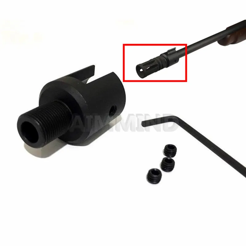 Алюминиевый Ruger 1022 10/22 1/2 28 5/8 24 намордник тормозной Резьбовой Адаптер. 223