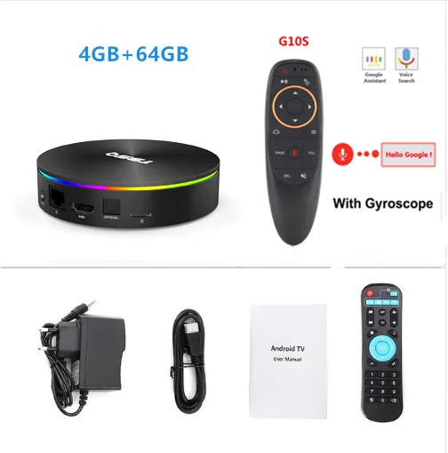 4GB64GB Add G10S T95Q Android 9,0 ТВ приставка Amlogic S905X2 Quad Cor 4G 32G 2,4/5,8G Wifi BT4.1 100M 4K медиаплеер 4GB64GB Смарт ТВ приставка PK X96Max - Цвет: 4GB64GB Add G10S