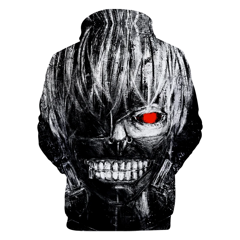 Frdun Tommy одежда с надписью «Tokyo Ghoul толстовки Мода Забавный худи и толстовки с надписью «Tokyo Ghoul harajuku в стиле «хип-хоп» Для мужчин женская одежда на заказ