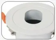 Oval section Новое крепление на потолок RA92 Светодиодный прожектор CREE модуль источника света 85-265 V Регулируемый облучения поляризованные прожекторы - Испускаемый цвет: Oval section