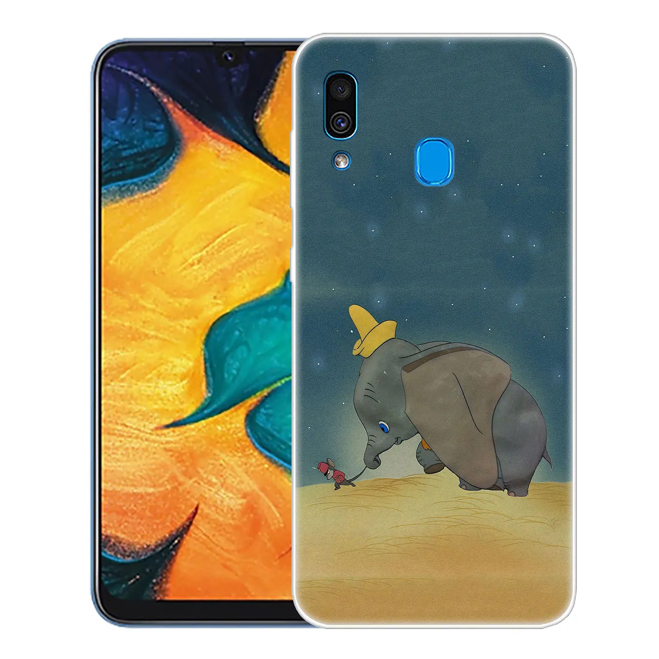 7 Lavaza слон Дамбо жесткий прозрачный чехол для телефона для samsung Galaxy A10 A20 A30 A40 A50 A60 A70 M40 M30 M20 M10 A20e крышка - Цвет: 7