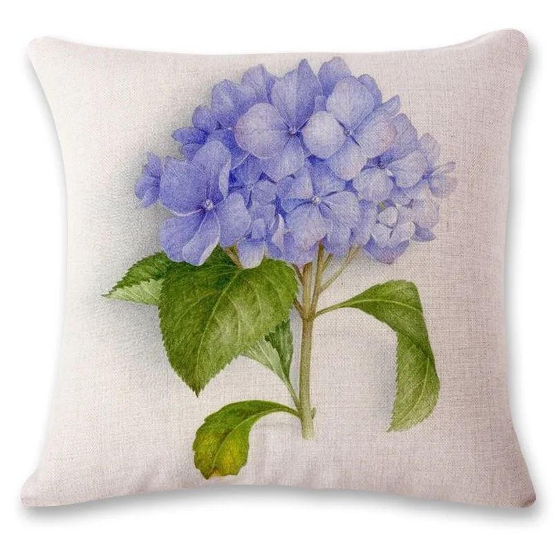 Роскошный красный цветок 3d подушка для кемпинга наволочка домашнего декора