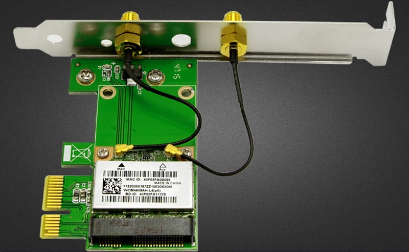 PCI-e PCI Express 150M Беспроводной Wi-Fi адаптер 2 антенны поддержка функции AP | Компьютеры и