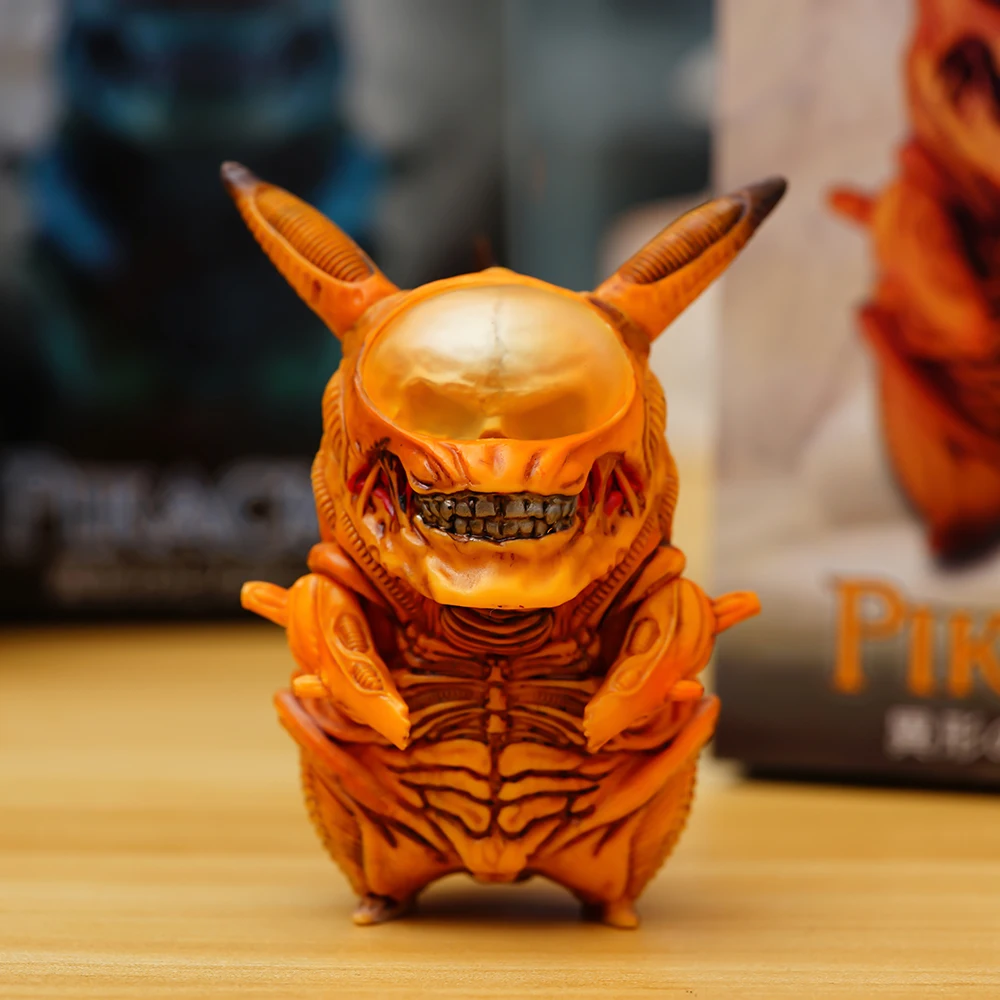 Takara Tomy Покемон Аниме Пикачу фигурку ПВХ Косплей Инопланетные игрушки для