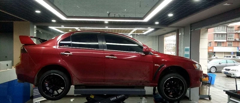 Для Защитные чехлы для сидений, сшитые специально для Mitsubishi LANCER EVO 2010 2011 2012 2013 ABS автомобиль спойлер грунтовка Цвет задний багажник автомобиля украшение в виде хвостового крыла