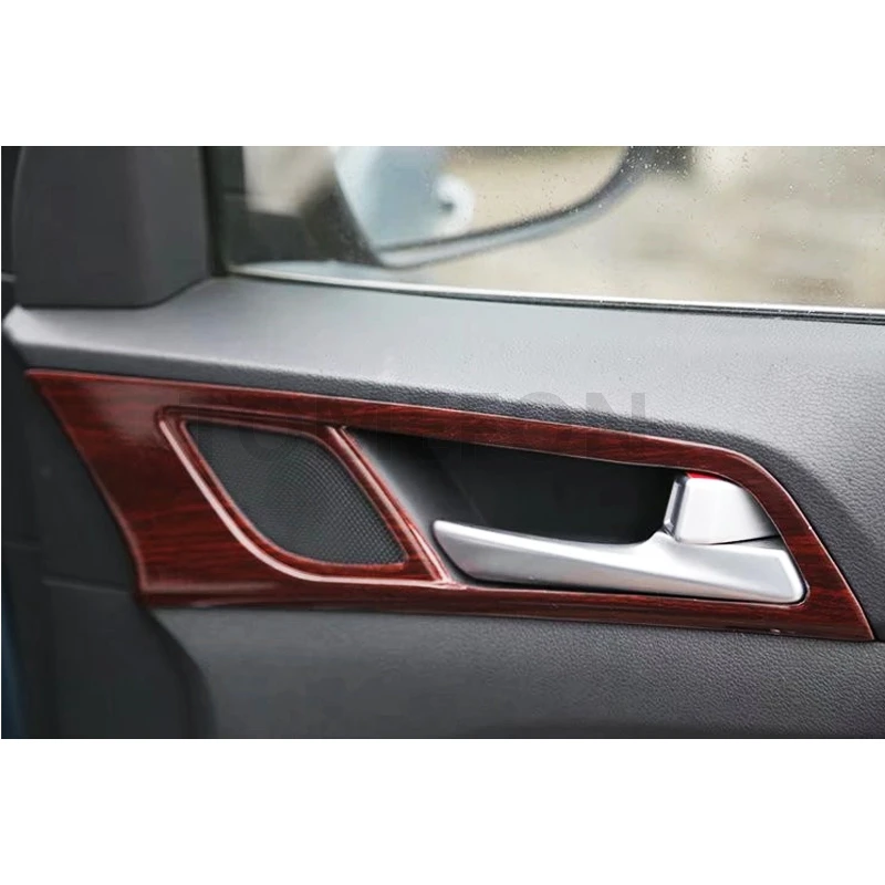 TOMEFON для hyundai Tucson ABS деревянная краска внутренняя ручка Панель AC вентиляционная дверь окна Bottons рулевого управления украшения