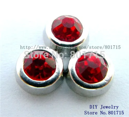 Плавающий стеклянный медальон из сплава цинка 12 шт. разные цвета камень по месяцу