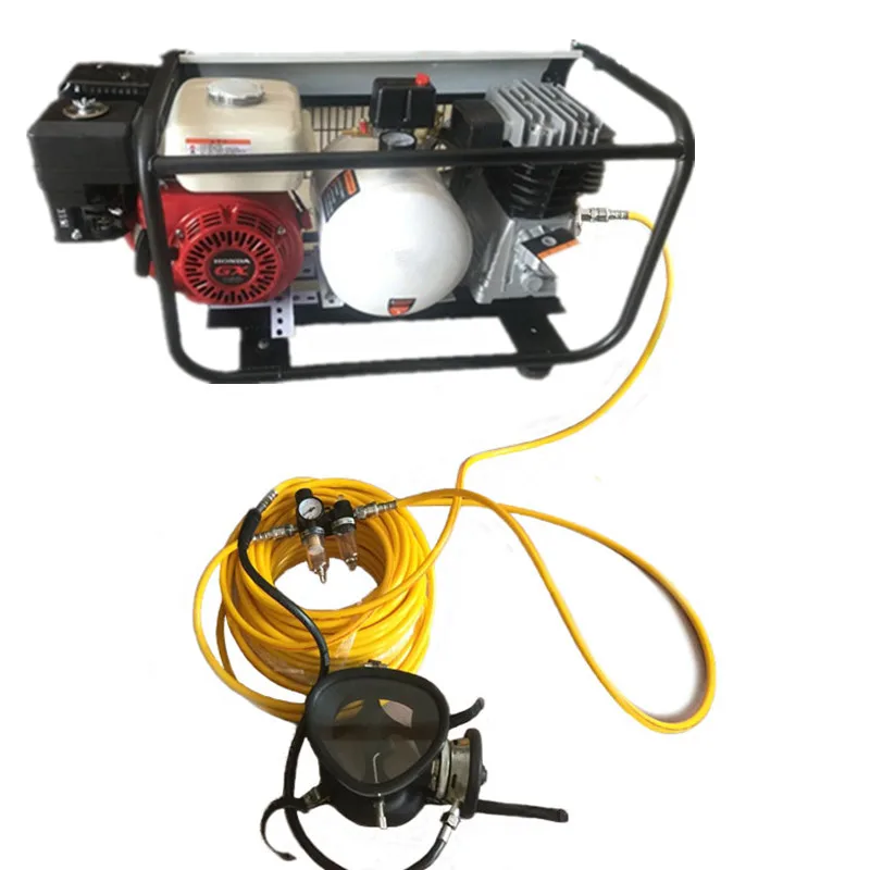 Хонда бензиновый компрессор кальяна с включает дышащий 30 М шланг и фильтр