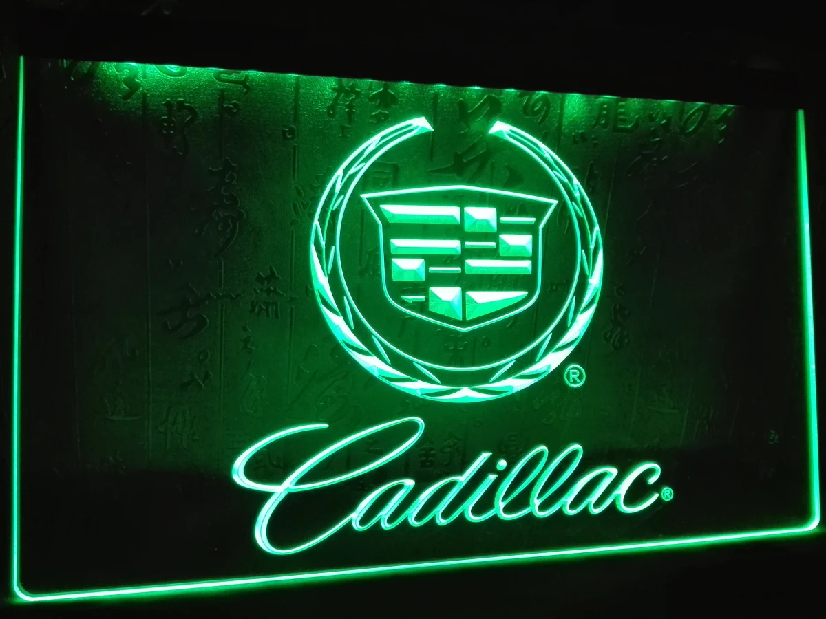 LG041- Cadillac LED Neon Light Sign | Дом и сад
