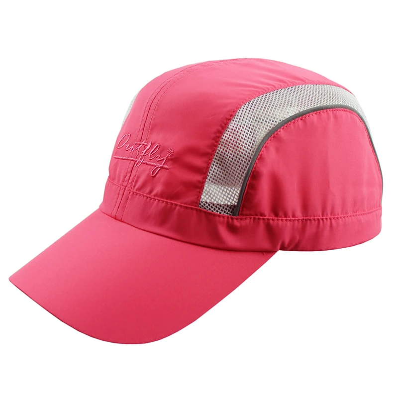 Luminous bar breathable cap men summer dry hat thin |