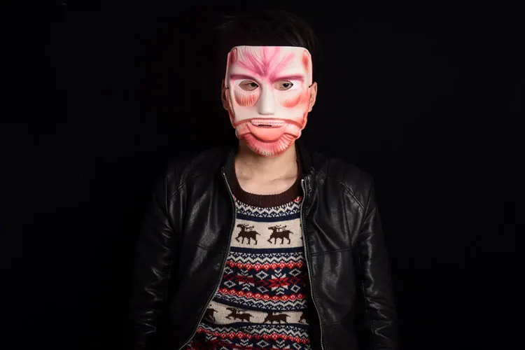 Атака на Титанов Маска Shingeki No Kyojin косплей реквизит Хэллоуин вечерние Titan Face мужские и женские взрослые аниме ролевые игры маски