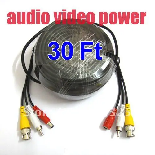 Удлинитель питания для камеры видеонаблюдения a82 30 футов|cables for security cameras|cable forcable
