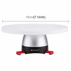 Электронная панорамная головка штатива PULUZ с вращением на 360 градусов (красная) + Круглый лоток с пультом дистанционного управления, подходит для съемки небольших товаров