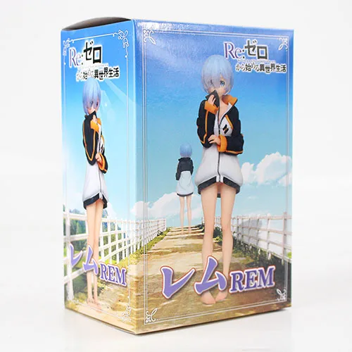 with box 23 см Re Zero Rem фигурка школьная форма модель игрушки - Цвет: with box