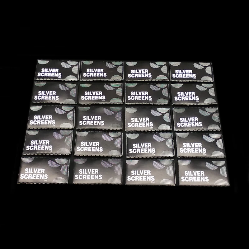 Mettle100pcs Серебряные Трубы Экраны для металла Стекло деревянный акрил воды