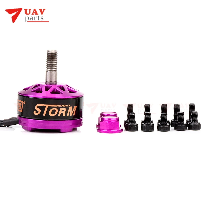 4 шт./лот DYS FPV Бесщеточный двигатель Storm 2207 2300KV/2500KV/2800KV CW CCW 3 6s для 180/210/230
