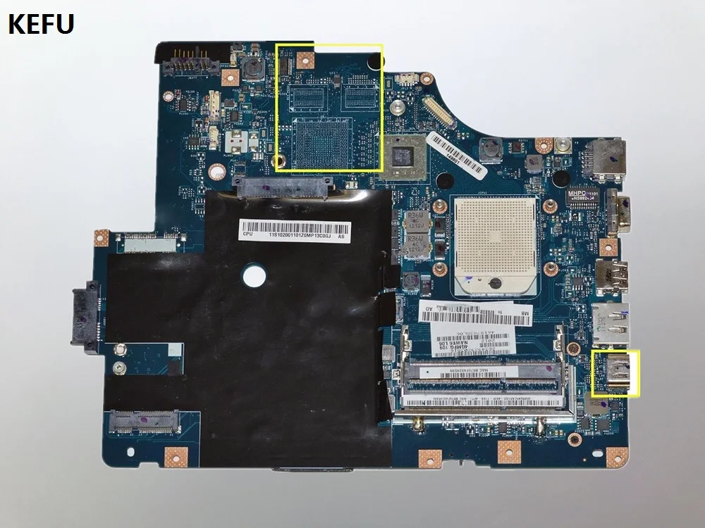 KEFU G565 Z565 материнская плата для lenovo z565 G565 NAWE6 LA-5754P LA-5754p(с портом HDMI