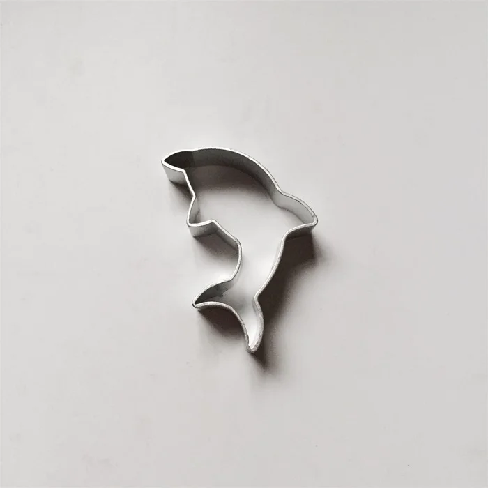 Горячее предложение 1 шт. форма для резки печенья в форме дельфина металлическая