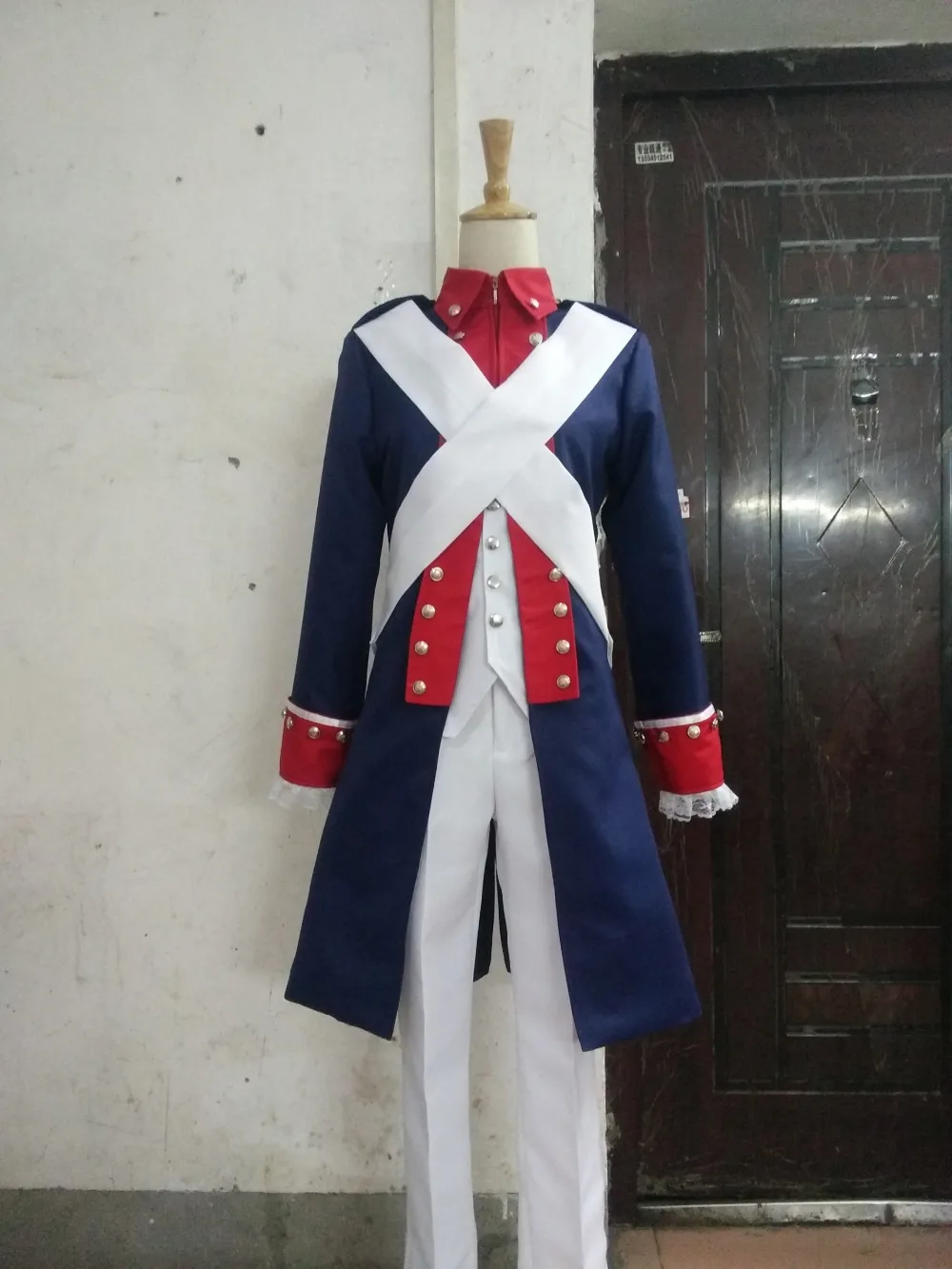 APH Axis Powers Hetalia USA Alfred F. Jones American Revolution Version Cosplay 11 |