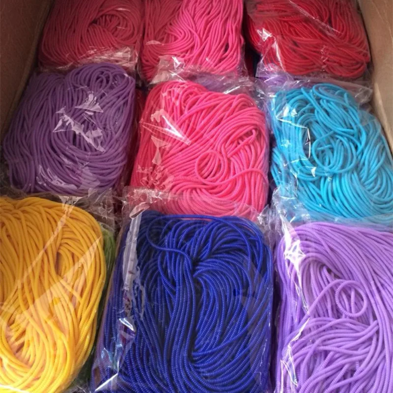 6 шт./лот однотонный тпу спиральный USB кабель для зарядки протектор шнура намотка