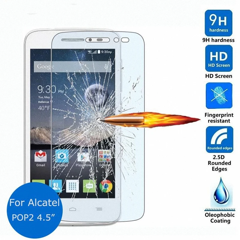 Закаленное стекло для Alcatel One Touch Pop 2 4 5 OT 5042 5042A 5042D 5042E 5042F 5042G защитная пленка|film
