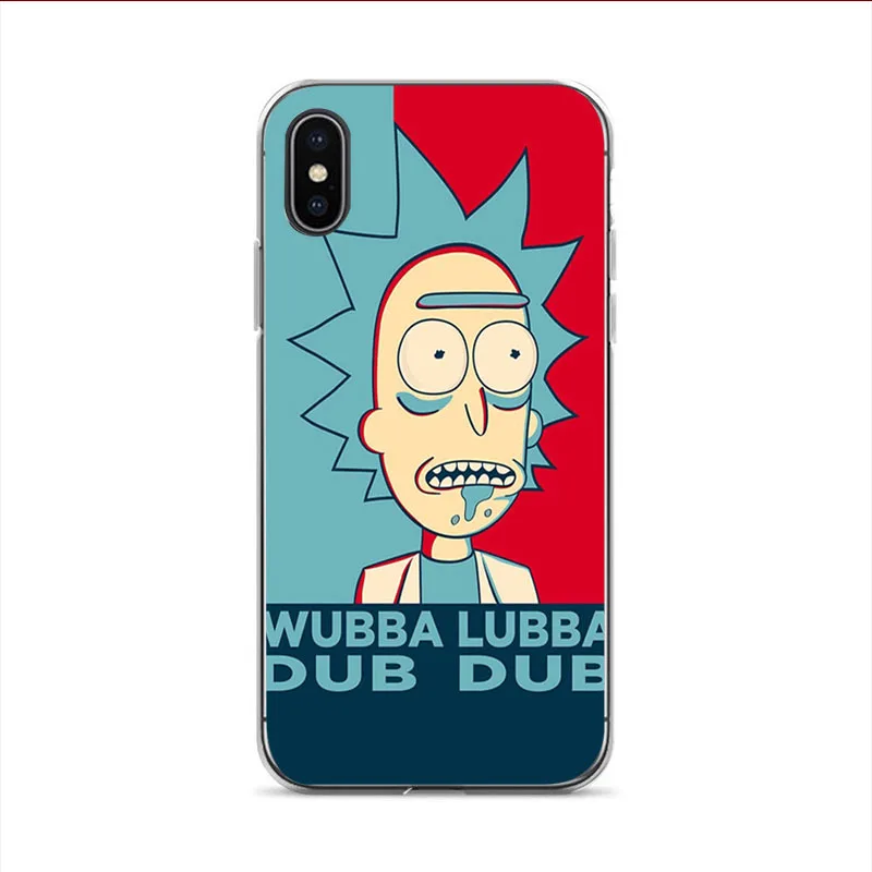 8 IMIDO family Love Рик и Морти funda мягкий пластиковый чехол для Apple iPhone X 6 6plus 6s 5 5S 7 8plus xr xs xsmax чехол - Цвет: 8