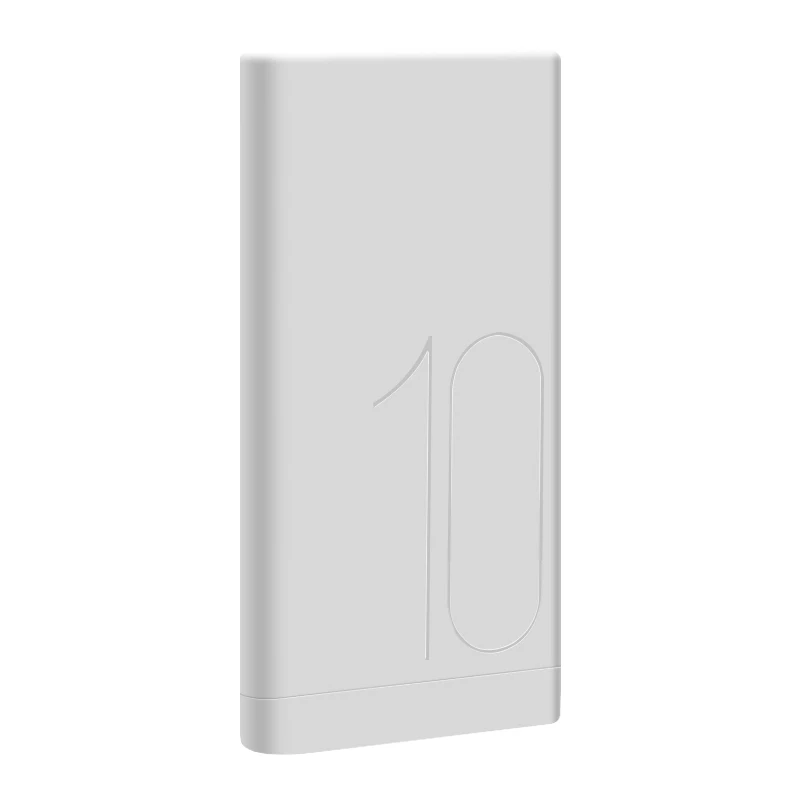 Белый Силиконовый чехол для huawei SuperCharge mobile power нескользящий, защита от столкновений для huawei mobile power AP09S - Цвет: Белый