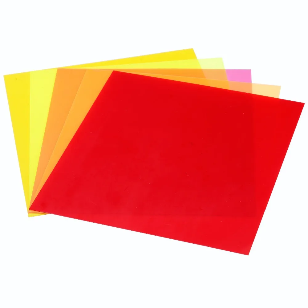 Набор прозрачных светофильтров Neewer 7 &quotx 8&quot/18x20 см для фотостудии Yongnuo набор гель