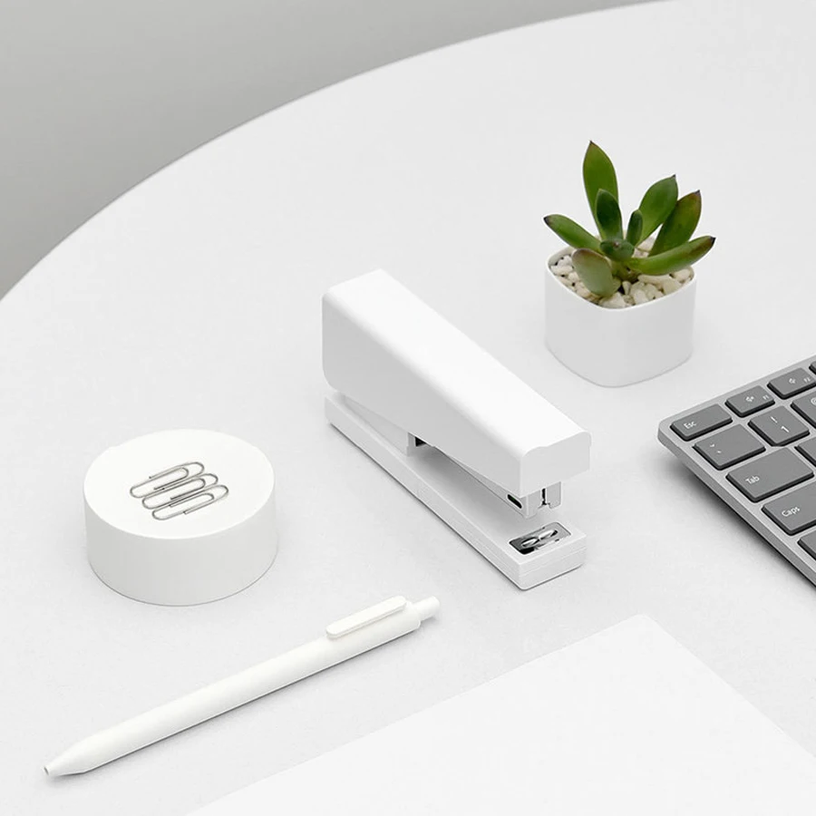 Степлер Xiaomi Mijia Kaco LEMO 24/6 26/6 с 100 скобами для бумаги, офиса, школы Mijia Smart Home Kit степлер и скобы