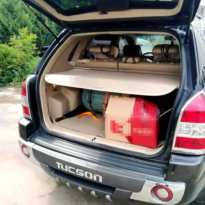 Для HYUNDAI Tucson 2006 2007 2008 2009 2010 2011 2012 2013 Нейлон автомобиля задний багажник щит безопасности тенты грузовой задняя крышка