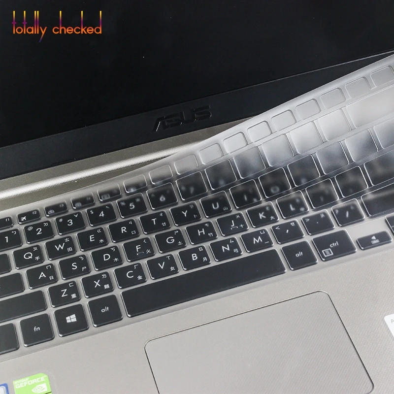 15,6 15,4 дюймов TPU Защитная оболочка клавиатуры для Asus VivoBook S15 S510U S510 S510UA Pro 15 S5100UQ U5100U