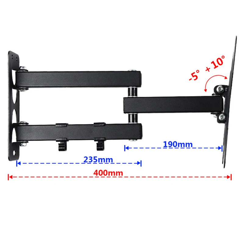 Универсальный 30 кг регулируемый настенный кронштейн для телевизора держатель