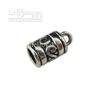 350 тибетская Серебряная заглушка для кожаного шнура 4 мм A11325|end caps|tibetan end capsilver cap |