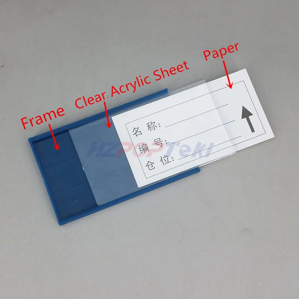 Najtaniej Z Tworzywa Sztucznego Przedmiot Towaru Etykieta Zakładka Znak Wizytowniki Magazynu Półka Do Przechowywania Miękkie Silne Magnetyczne Powrót 20 Sztuk