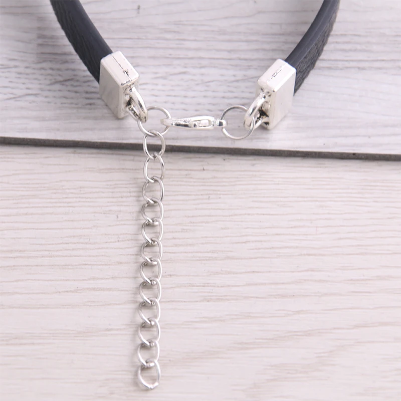 5 шт. браслеты из искусственной кожи на запястье с базовой оправой Пустые лотки