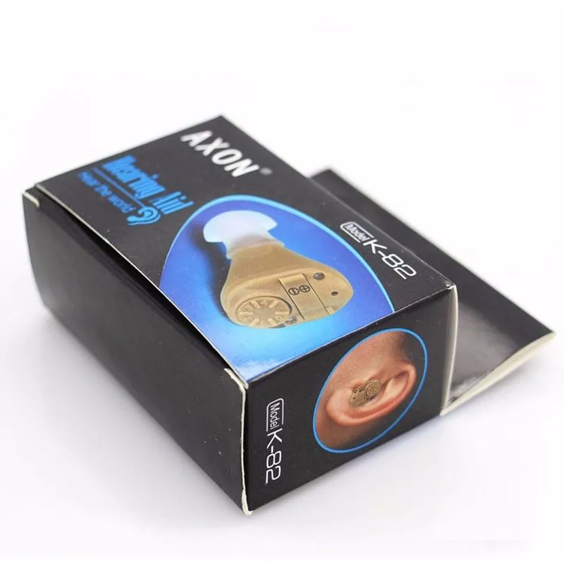 

Mini Digital Hearing Aid AXON K-82 In Ear Adjustable Hearing Device Sound Voice Amplifier Mini Pocket Audiphone Hear Clear