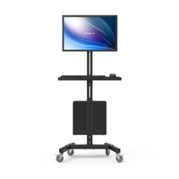 moving sit stand desk workstation tv mount ps stand medical equipment trolley computer host keyboard holder bracket